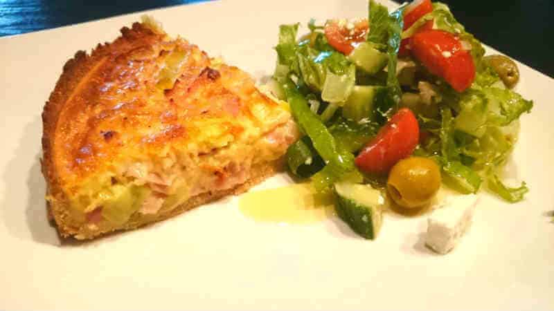 Ost och skinkpaj (Quiche Lorraine)