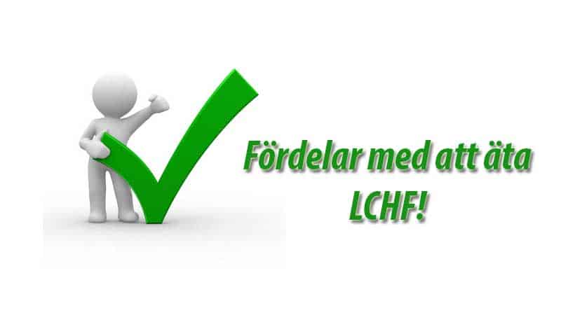 Fördelar med LCHF/lågkolhydratkost