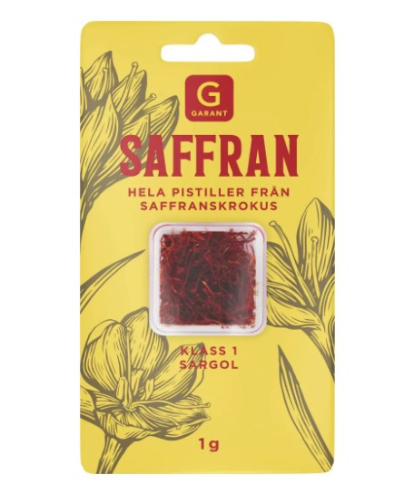 saffran hela pistiller garant Saffran – en krydda med många användningsområden